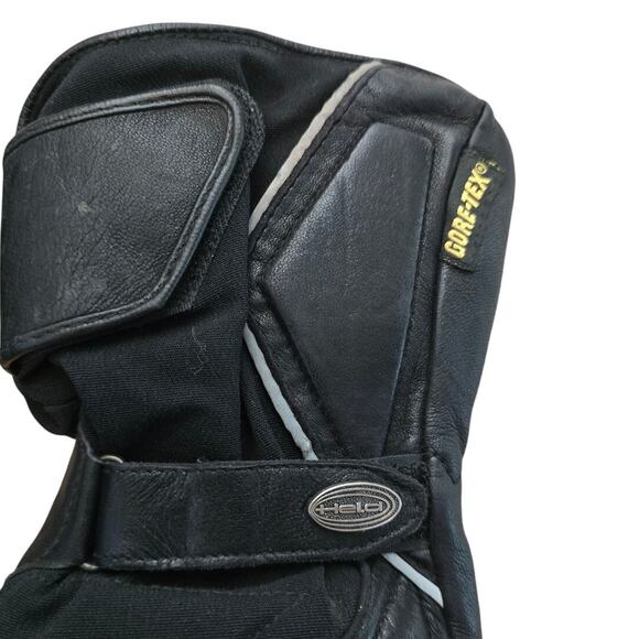 HELD GORTEX Leather Waterproof Black Motorcycle Gloves 9L - Picture 2 of 4